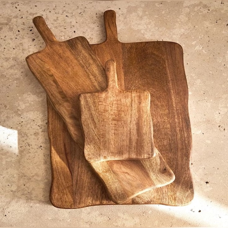 Rustic Wooden Serving & Charcuterie Board – Handcrafted